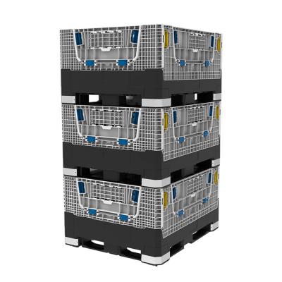 caixa dobravel empilhada